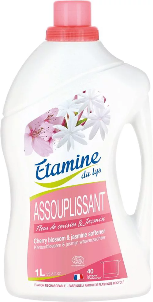 Utile pour l’extérieur：Assouplissant fleur de cerisier et jasmin Etamine du Lys - 1 L