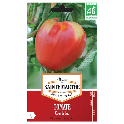 Jardin et solutions:Graines de tomate cœur de bœuf bio Ferme de Sainte Marthe - graines à semer