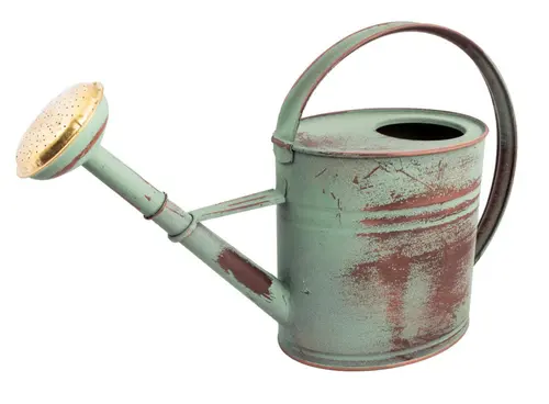 Pour les espaces verts:Arrosoir en acier galvanisé coloris vert vieilli Nogent - 4 L