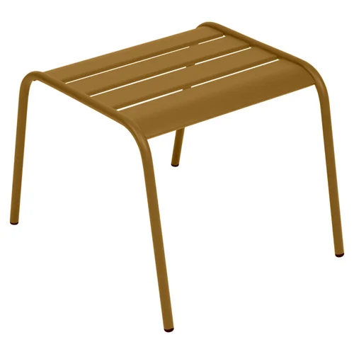 Facile extérieur:Repose Pieds Monceau coloris marron en acier Fermob - 59 x 48 cm