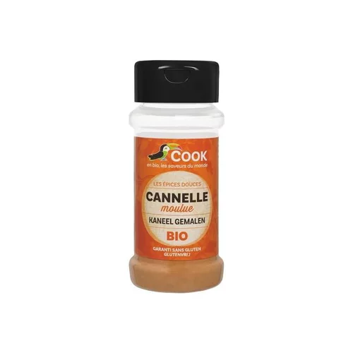 Confort extérieur:Cannelle en poudre bio en pot de 30 g