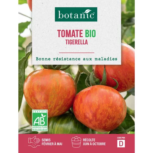Une touche pratique à l’extérieur：Graines de tomate tigerella bio botanic® - graines tigerella semer