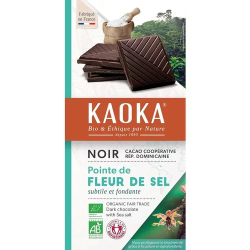 Une idée pratique pour le jardin:Chocolat Noir 70% à la Fleur de Sel - 100 gr