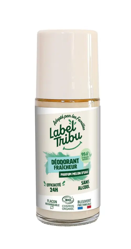 Pour aménager le jardin:Déodorant fraicheur bio roll on rechargeable Label Tribu - 50 ml