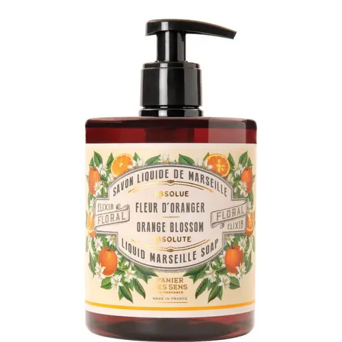 Essentiel maison:Savon liquide de Marseille fleur d’oranger Panier des Sens - 500 ml