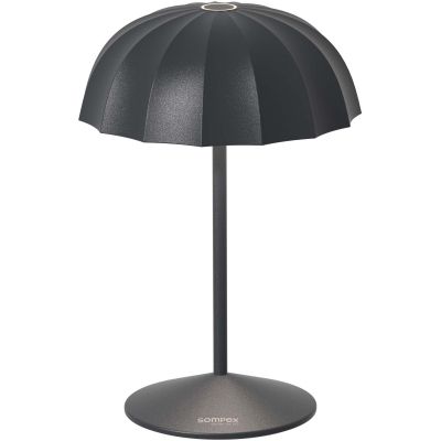 Lampe de table LED 24 cm Ombrellino (Noir)