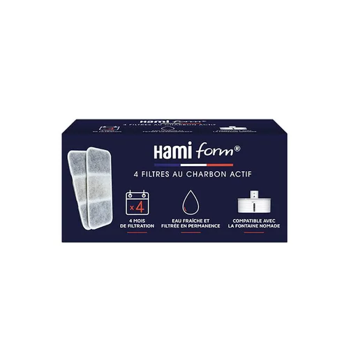 Une idée pratique pour l’extérieur：Filtres pour fontaine à eau automatique nomade coloris blanc Hamiform - x 4