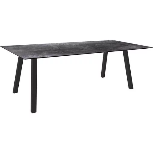 Une sélection pensée pour le jardin:Table coloris noir en aluminium Interno Stern - 220 x 100 cm