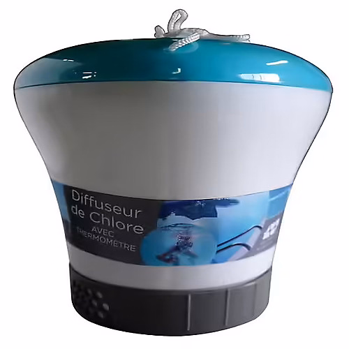 Robot et nettoyage de piscine – BOITE A CHLORE AVEC THERMO ( mix 3 couleurs)