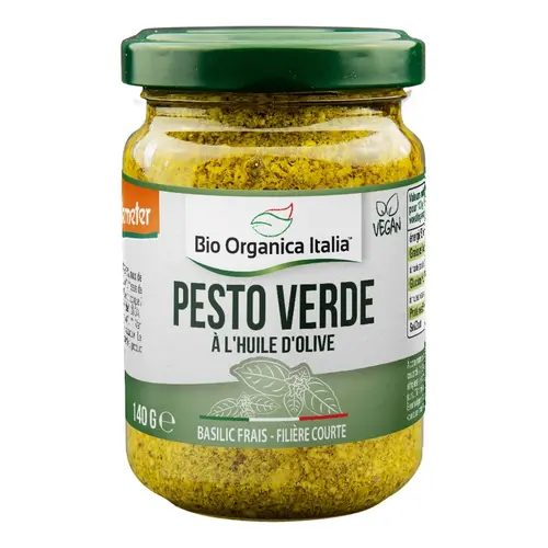 Jardin équipement：Pesto verde bio Bio Organica - 140 g
