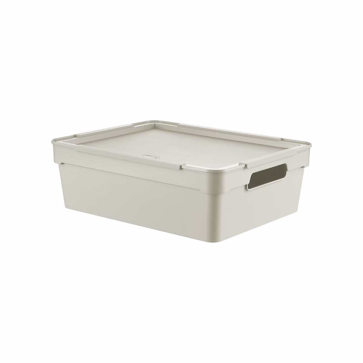 Boîte de rangement en polypropylène beige – 9,2 L, H.11 x l.28 x P.36 cm Tontarelli Maya
