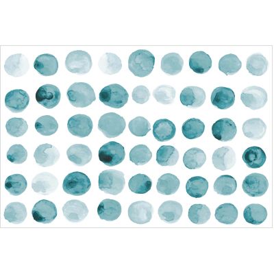 Tapis en vinyle pastilles colorées (90 x 60 cm)