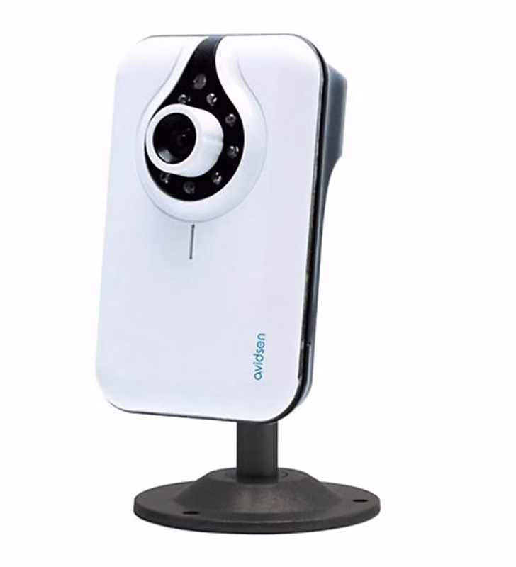 Caméra Intérieure Wi – Fi Couleur compatible PC et Smartphone Réseau PoE Avidsen 123211