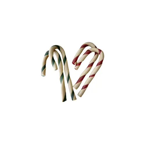 Jardin au naturel:Friandise pour chien canne à sucre de Noël au poulet Bubimex - 12 cm