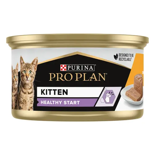 Pour plus de praticité au jardin:Pâtée pour jeune chat Purina Pro Plan - 85 g
