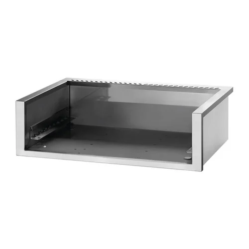 L’essentiel pour le jardin:Support pour barbecue encastrable pour Bilex 485 et Bipro 500 coloris gris en acier Napoleon - 59,5 x 64 x 30 cm