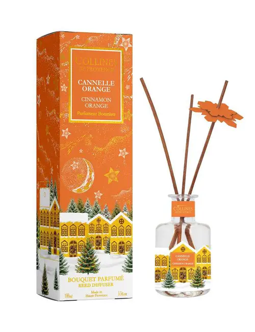 Pour votre confort au jardin:Bouquet parfumé cannelle-orange Collines de Provence - 100 ml