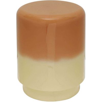 Tabouret en métal bicolore Borrar (Jaune)