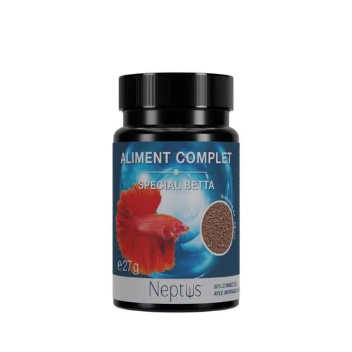 Sélection nature:Aliment complet (granulés) pour betta Neptus - 75ml