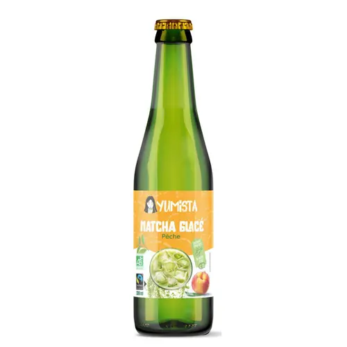 La solution pour votre jardin：Matcha glacé pêche bio Yumista - 33 cl