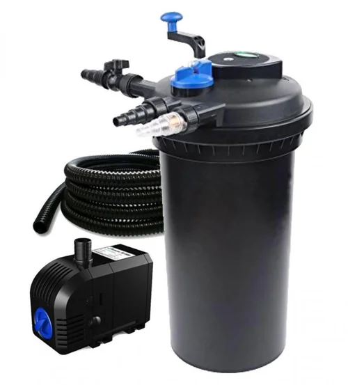 La solution pour votre jardin:Filtre pression premium avec UV et pompe, pour bassin - SUNSUN CPF-15000