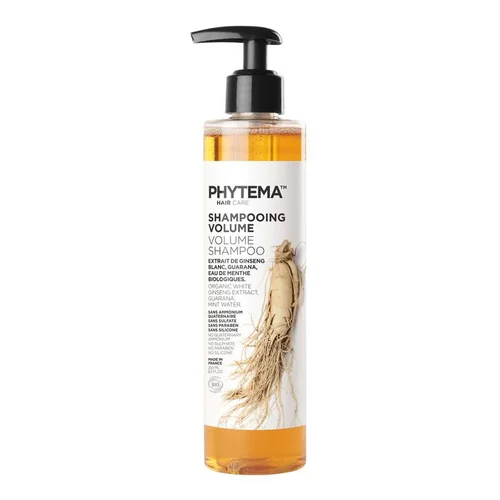 Au service de votre jardin：Shampoing Volume cheveux fins Flacon pompe 250 ml orange