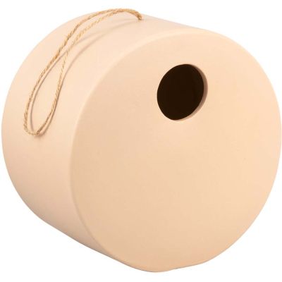 Nichoir rond en céramique 20 cm x 4.5 cm (Sable)