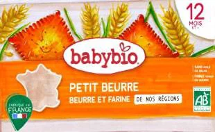 Jardin et nature:Biscuits petit beurre Baby Bio - 120 g