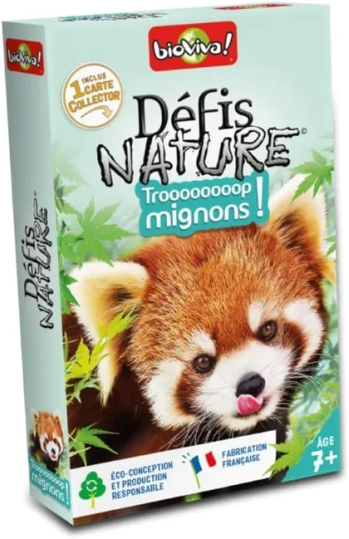 Pour mieux aménager votre jardin:Jeu de cartes Défis Nature Trop mignons aux Éditions Bioviva