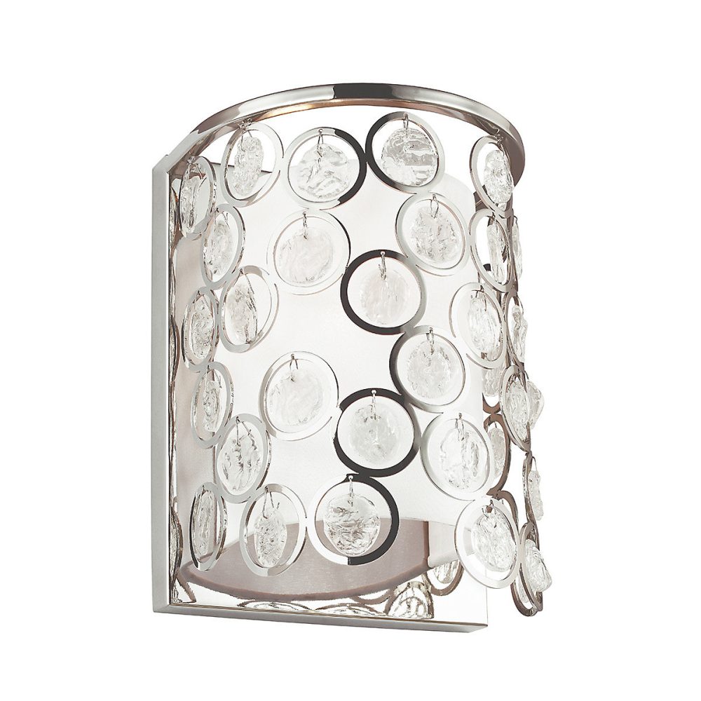 Elstead Lexi – Applique murale d'intérieur à 1 ampoule, nickel poli, E27