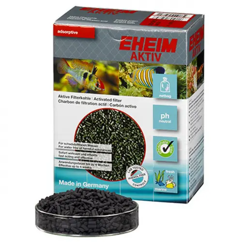 Le compagnon de vos extérieurs:Charbon actif et filet, 2L 1120g, EHEIM AKTIV