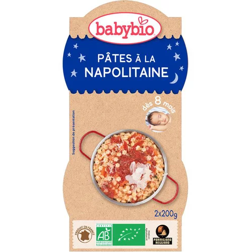 Indispensable au jardin:Bonne Nuit Pâtes Napolitaines bio dès 8 mois - 2 x 200 gr