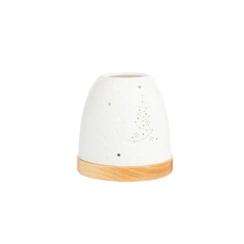 Pour compléter votre jardin:Mini igloo cœur coloris blanc en céramique