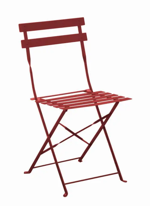 Pour embellir vos extérieurs:Chaise pliante en métal modèle Cuba Proloisirs