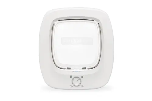 Pour vos extérieurs：Chatière pour gros chat coloris blanc Petsafe 2.0