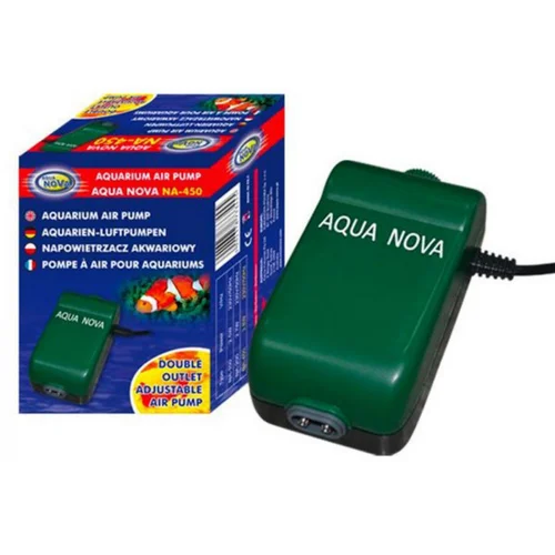 Malin au jardin:Pompe à air débit 400 L/H, AQUA NOVA NA-450