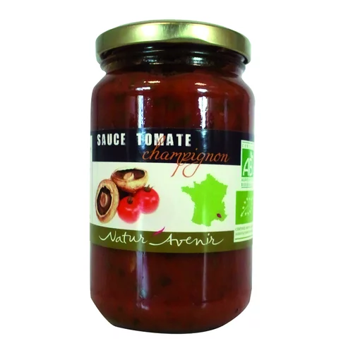 Les indispensables du jardin:Sauce tomate aux champignons bio - 350 g