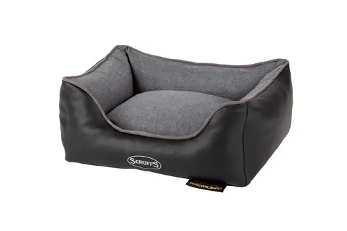 Jardin et loisirs:Corbeille à mémoire de forme pour chien gris Hilton Scruffs – Taille S