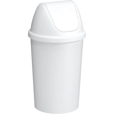 Poubelle avec couvercle Swing 45 litres (Blanc)
