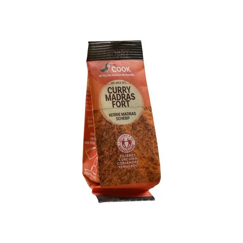 Une touche pratique au jardin：Curry madras éco recharge bio Cook - 35 g