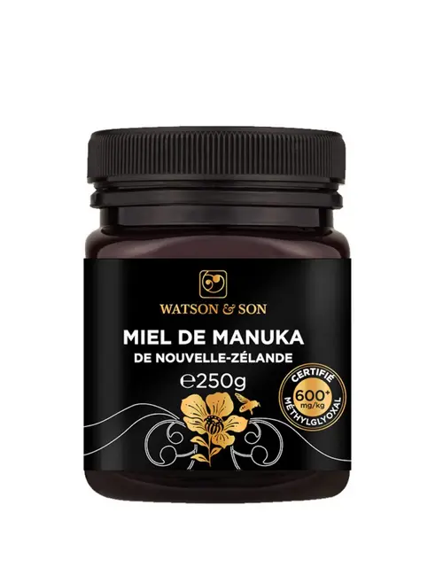 Pour tous vos projets extérieurs:Miel de manuka 600+ Watson & Son - 250 g
