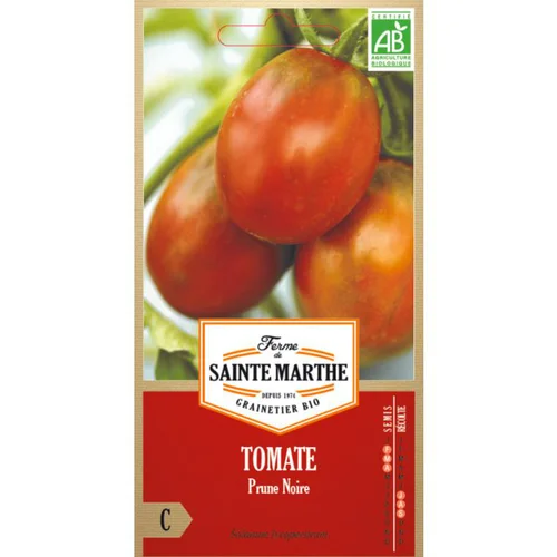 Pour compléter vos extérieurs:Graines de Tomate prune noire bio Ferme de Sainte Marthe - graines à semer