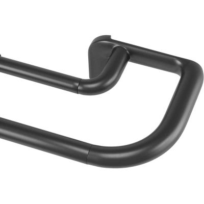 Double tringle à rideaux en acier noir mat Twilight (Longueur réglable de 76 à 213 cm)