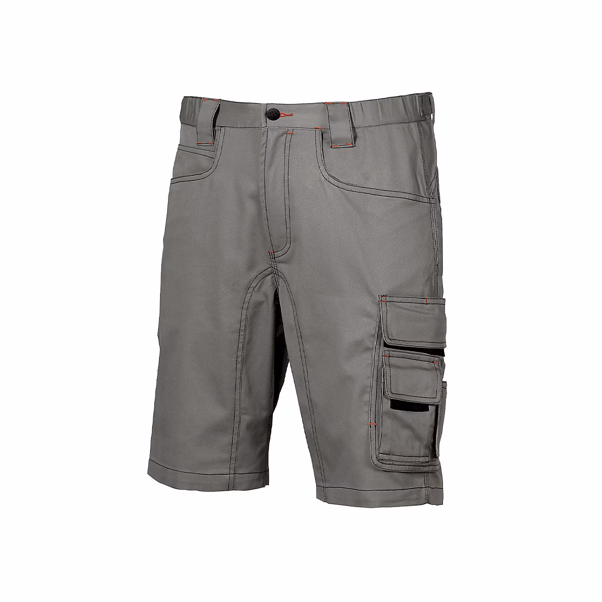 Bermuda de travail PARTY Stone Grey HY017SG – Taille 58, Gris clair, 60% coton 40% polyester