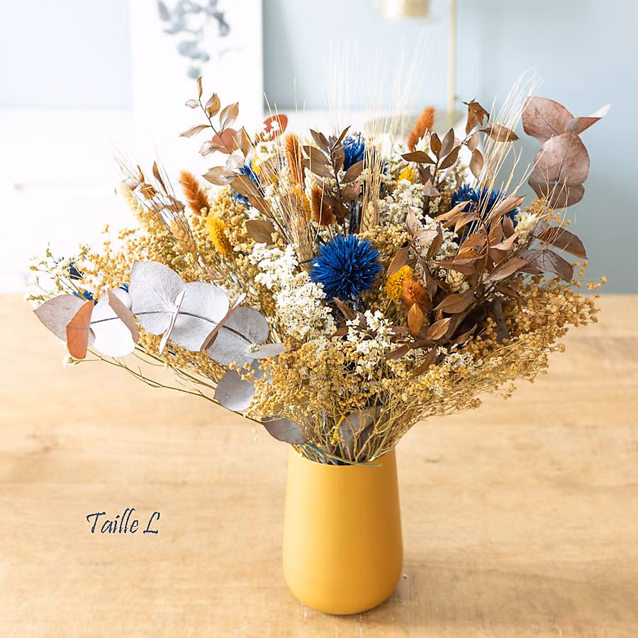 Bouquet de fleurs séchées L LUCIENNE – Réf. WORJHMCEZ1881495641
