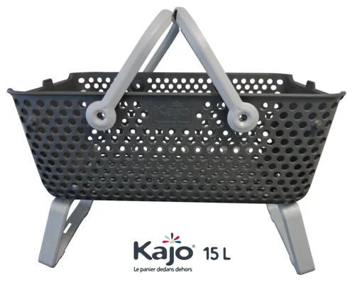 Espace vert utile：Panier Kajo gris souris - 15 L