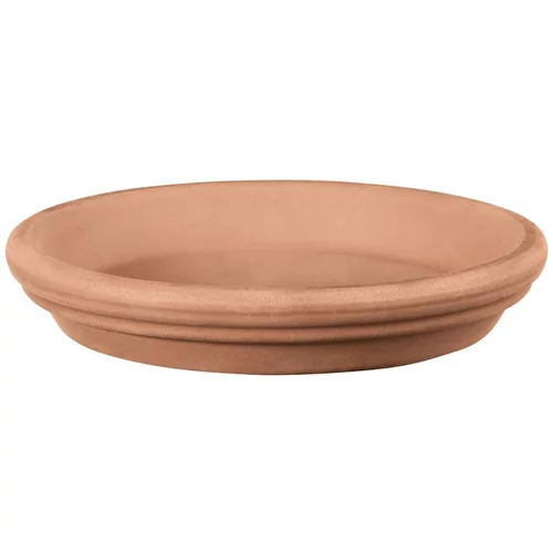 Pour tous les jours:Soucoupe en terre cuite claire Deroma Wx Hite - Ø 19 cm