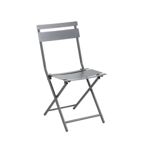 Pensé pour vos extérieurs:Chaise de jardin pliante Clivia en acier