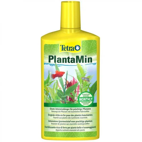 Fonctionnel au jardin：Engrais liquide pour aquarium, enrichi en minéraux, TETRA BASSIN PlantaMin - 500ml