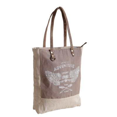 Sac en lin inscription Adventure